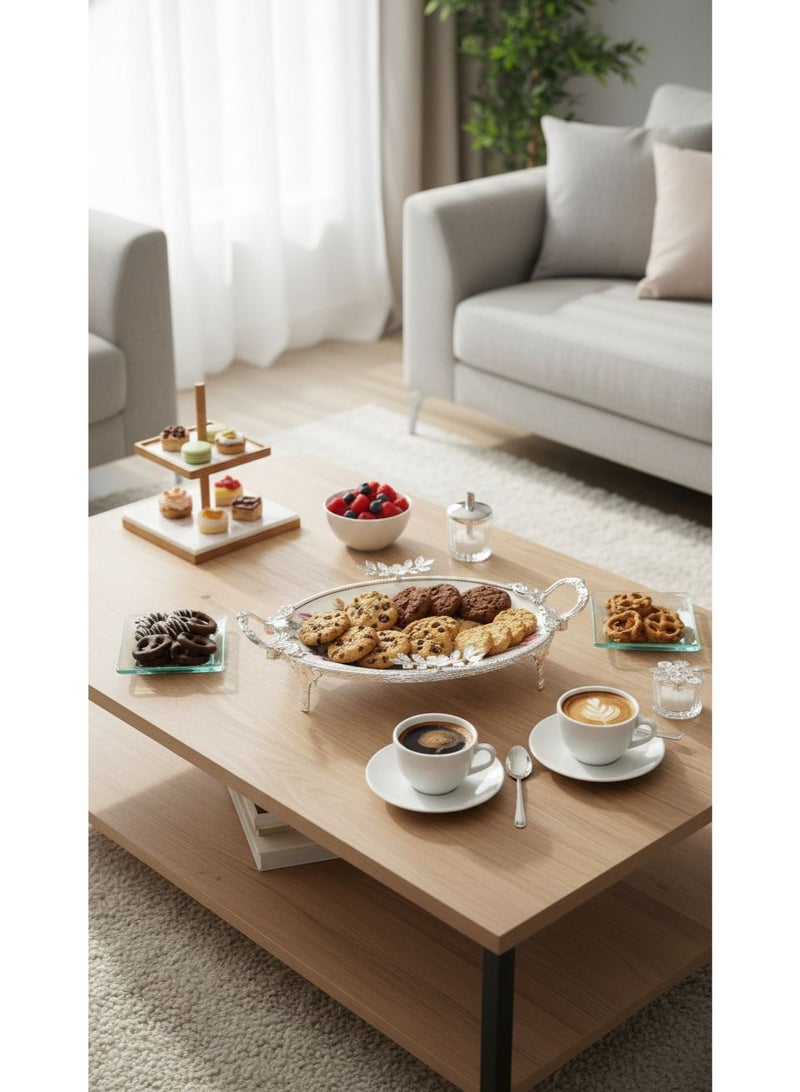 A stand that holds dishes for serving sweets and nuts, with an attractive and ideal design. - Image 1